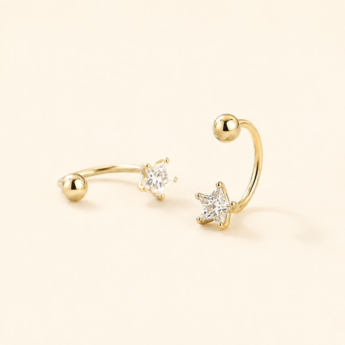 “SHINE” ZIRCONIA EARRINGS