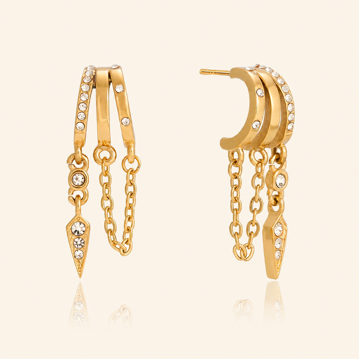 EXQUISITE TRIO EARRINGS