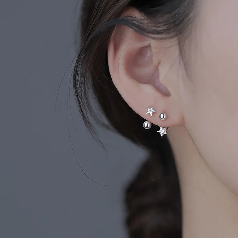 “SHINE” ZIRCONIA EARRINGS