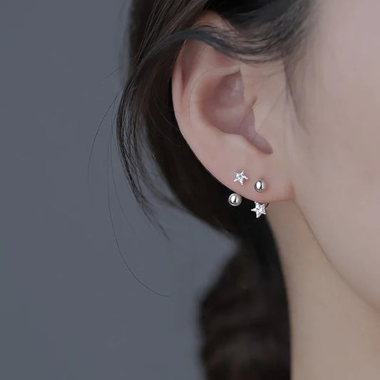 “SHINE” ZIRCONIA EARRINGS